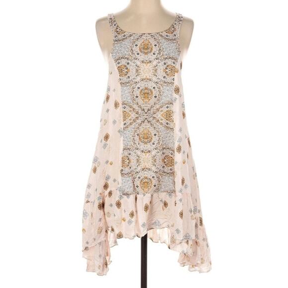 Free People Annka Tea Combo Slip Dress - Picture 1 of 8